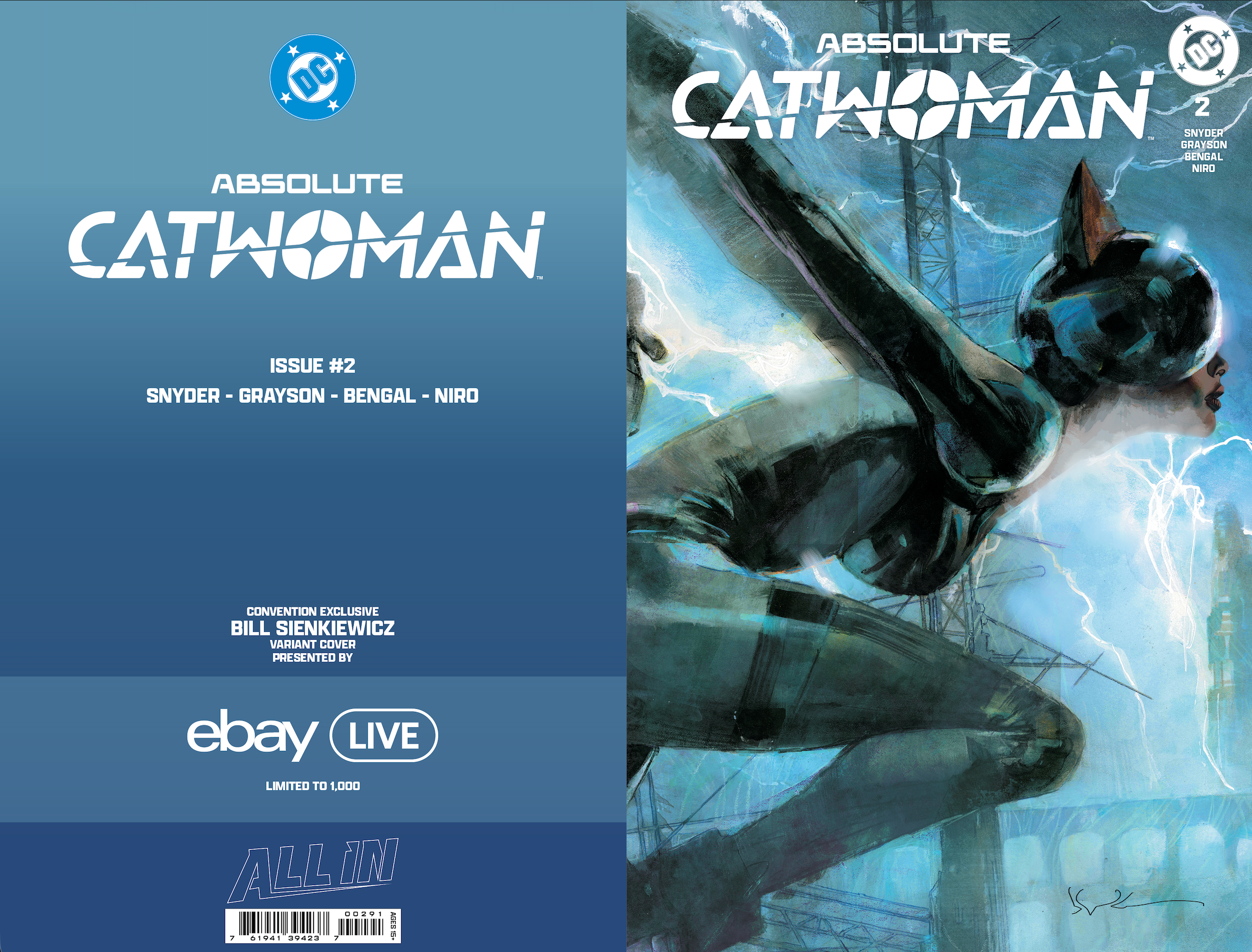 [2 PACK] ABSOLUTE BATMAN #22 | ABSOLUTE CATWOMAN #2 BILL SIENKIEWICZ EXCLUSIVE CONNECTING COVERS (07/28/2026)