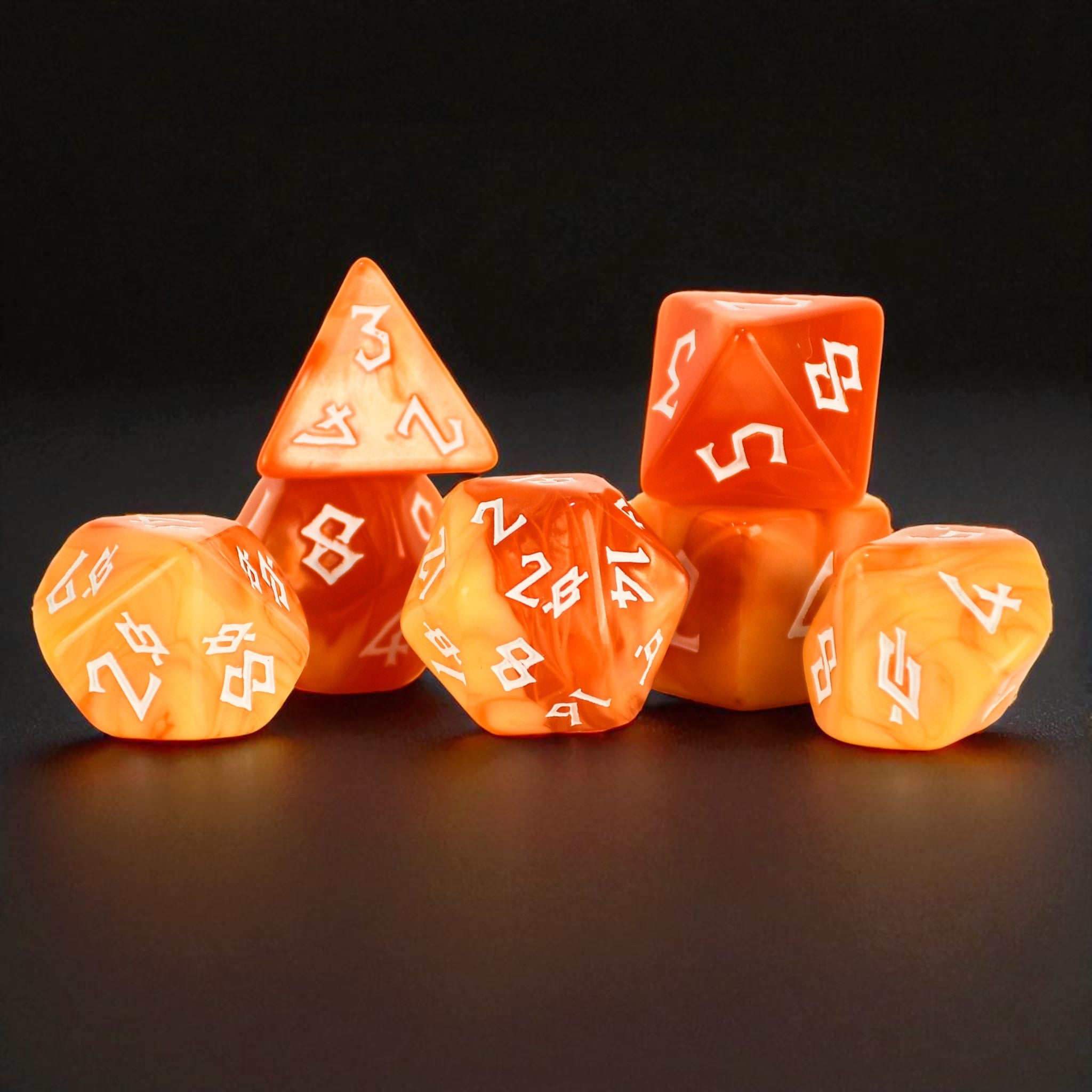 Screwdriver Cocktail Acrylic Dice Set