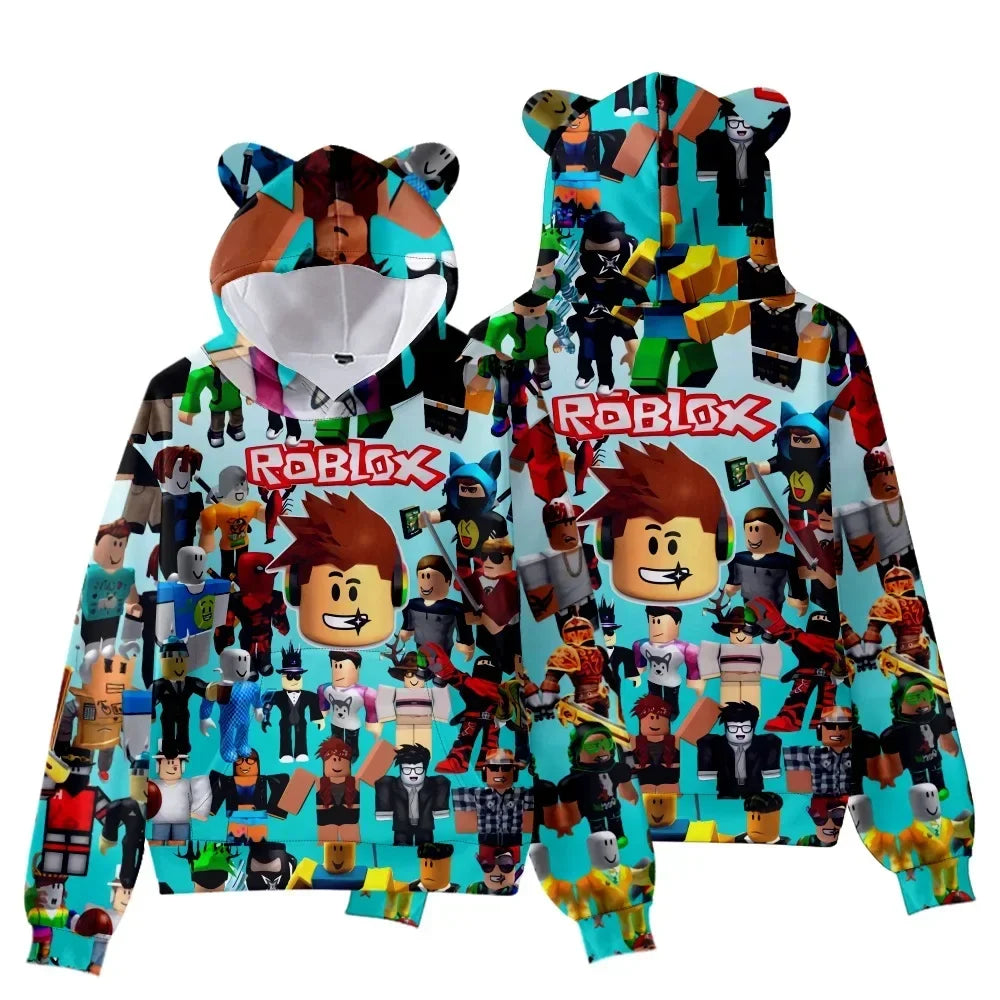 Roblox Cat Ear Hooded Sweatshirt