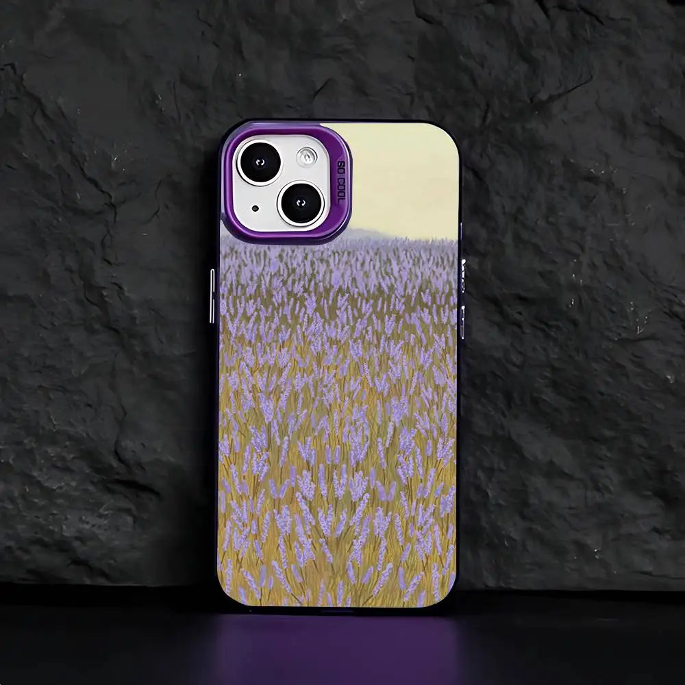 Lavender Garden Phone Case For iPhone