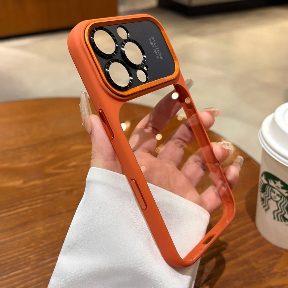 Luxury Magnetic Metal TPU Case For iPhone