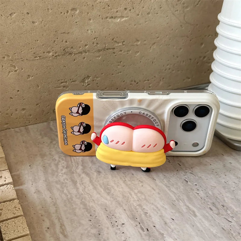 Funny Cute Cartoon Magnetic Phone Case For iPhone