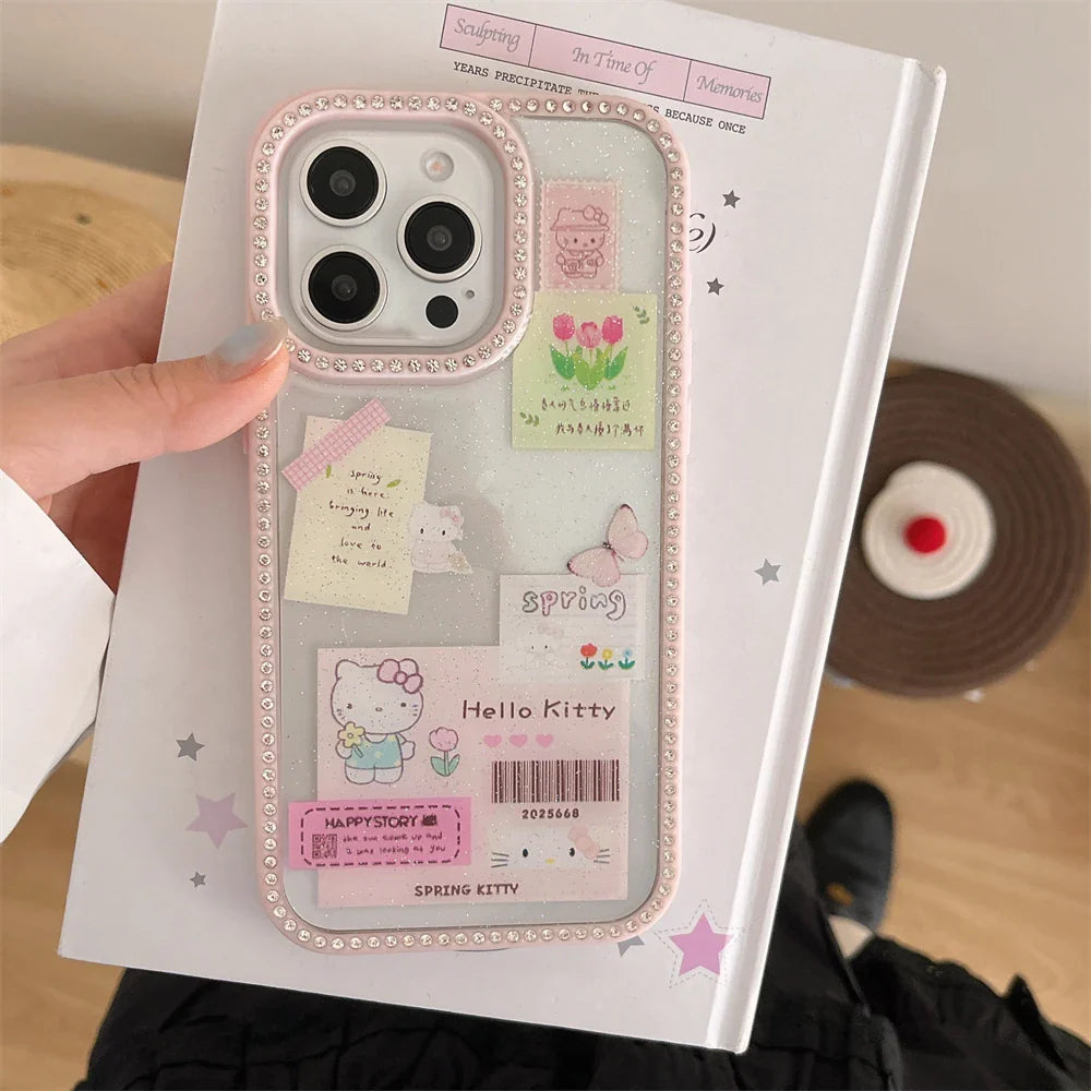 Hot Trend Barcode Label Cute Hello Kitty Daily Life Phone Case
