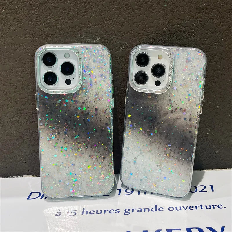 Luxury Gradient Sequins Sparkling Phone Case For iPhone
