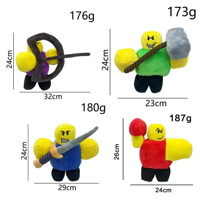 Roblox Two-Dimensional Robot Plush Toy