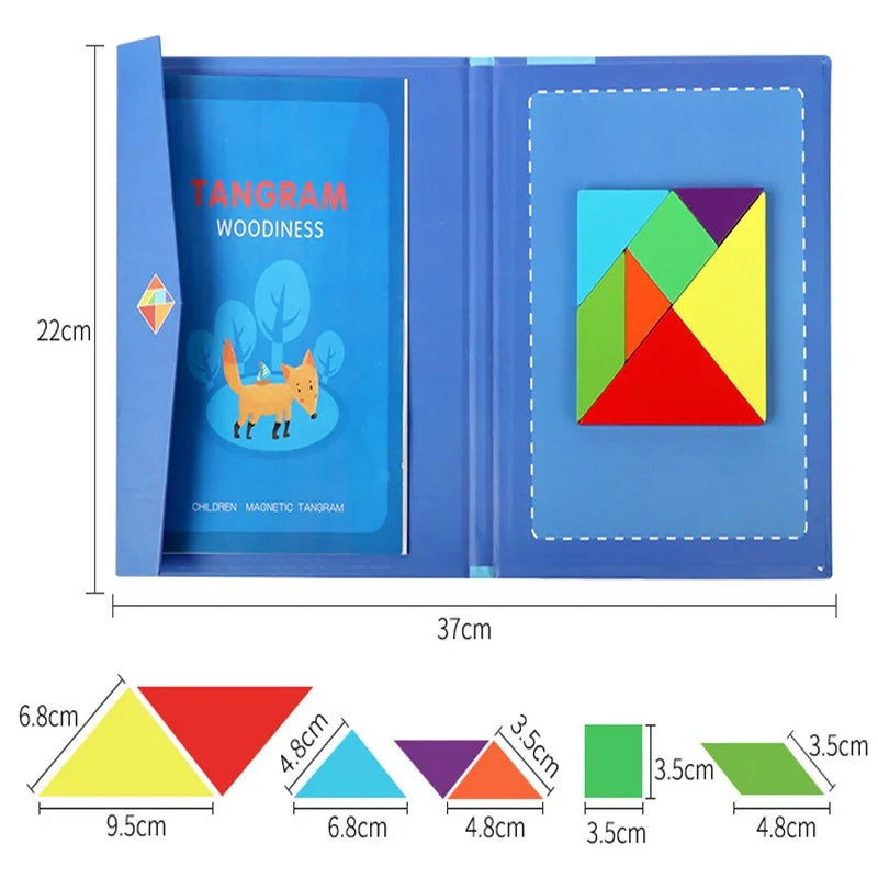 Magnetic Puzzle Book – Educational Toy