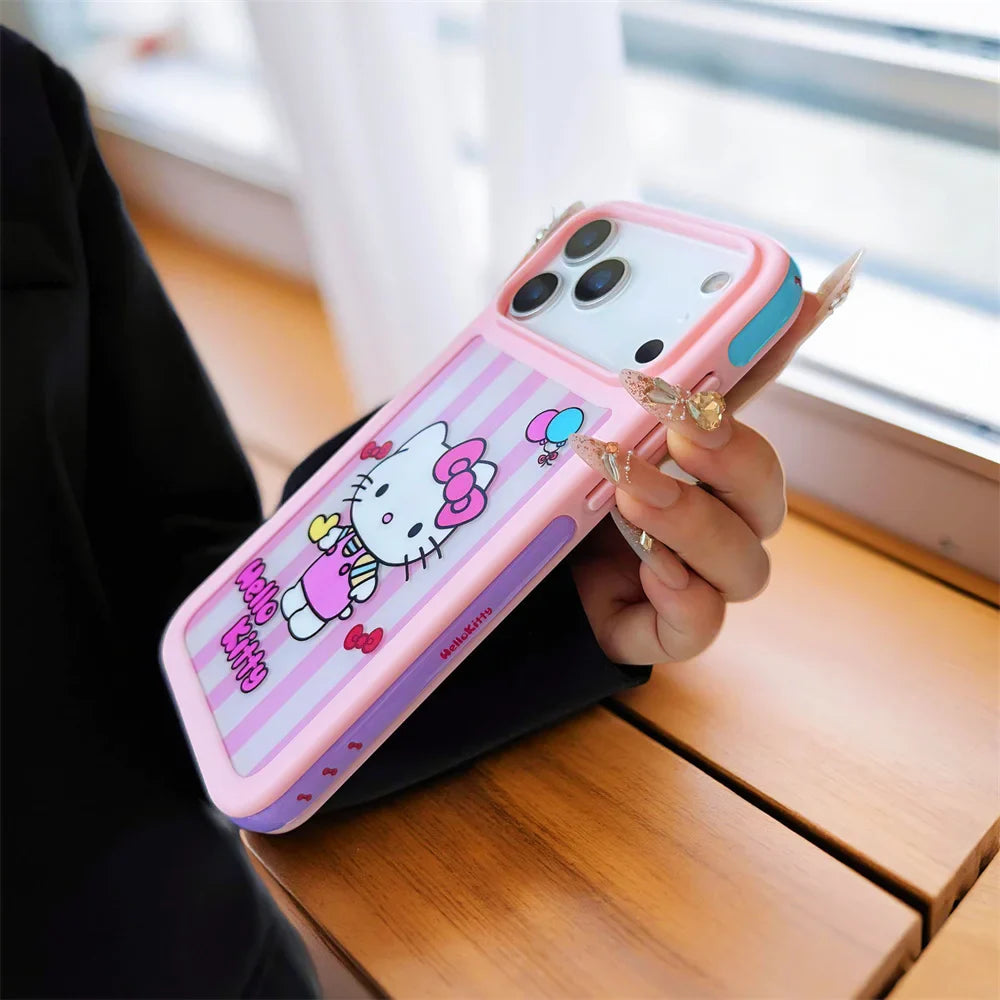 Cute Cartoon Hello Kitty Pink Phone Case For iPhone