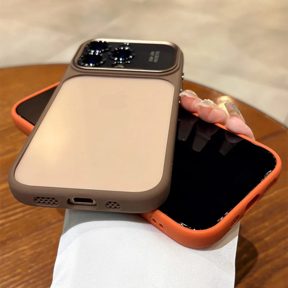 Luxury Magnetic Metal TPU Case For iPhone