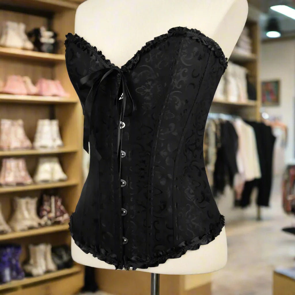 Lace Trim Corset bustier