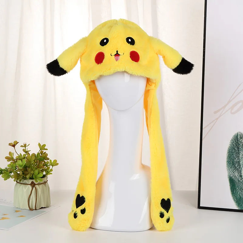 Pikachu Pokemon Beanie Hat with Moving Ears