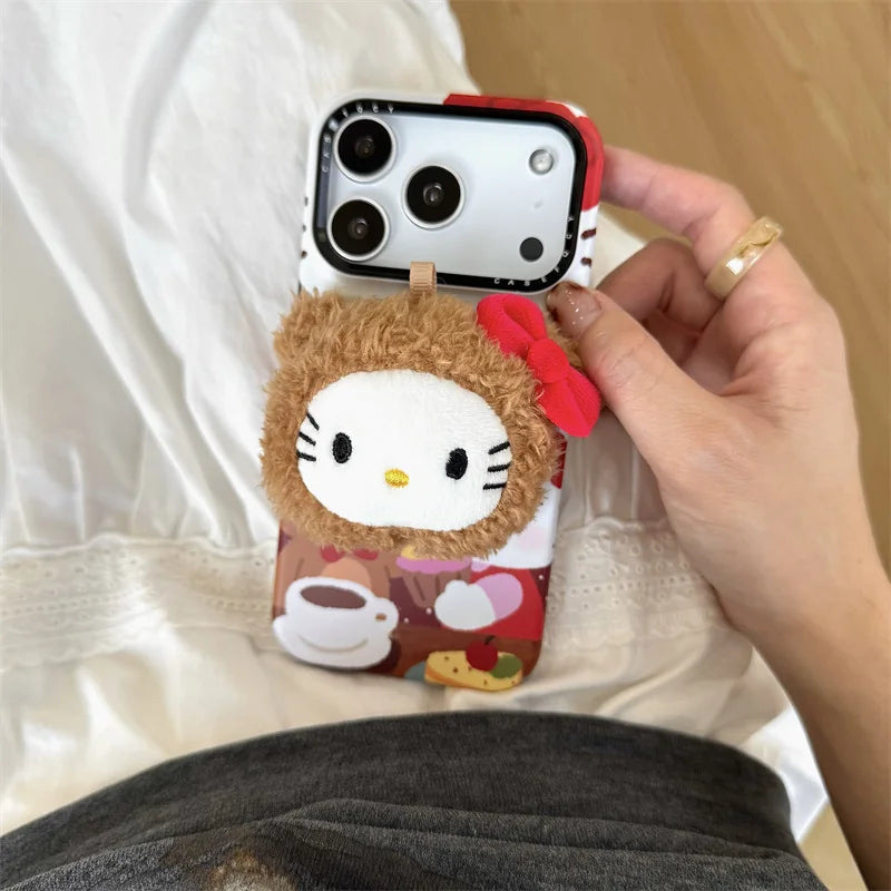 Fashion Cute Hellokitty Magnetic Phone Case For iPhone