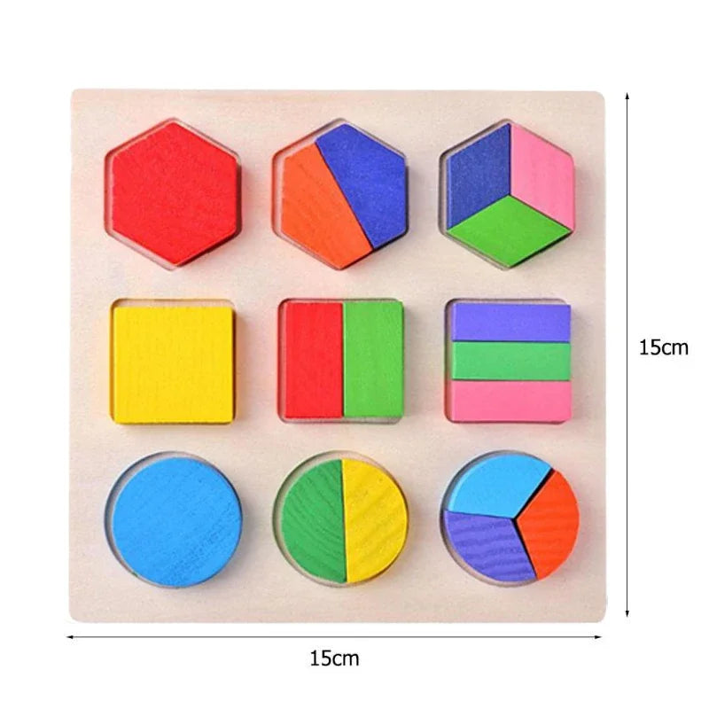 Wooden Puzzle Toys – Educational Learning Toy for Toddlers