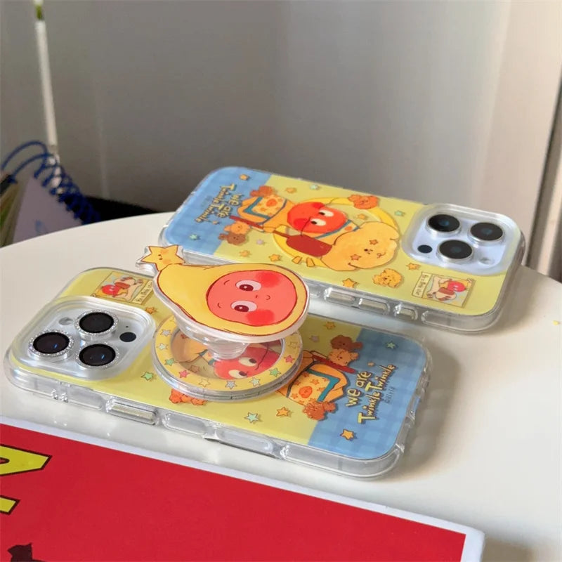 Kawaii Cartoon Star Magnetic Phone Case For iPhone