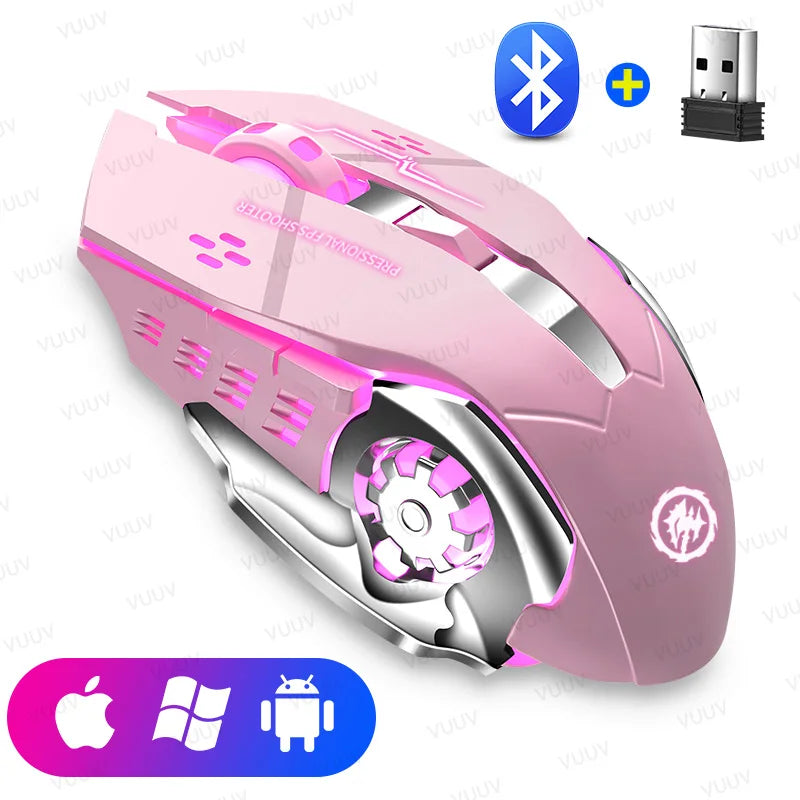 Wireless Gaming Mouse Bluetooth