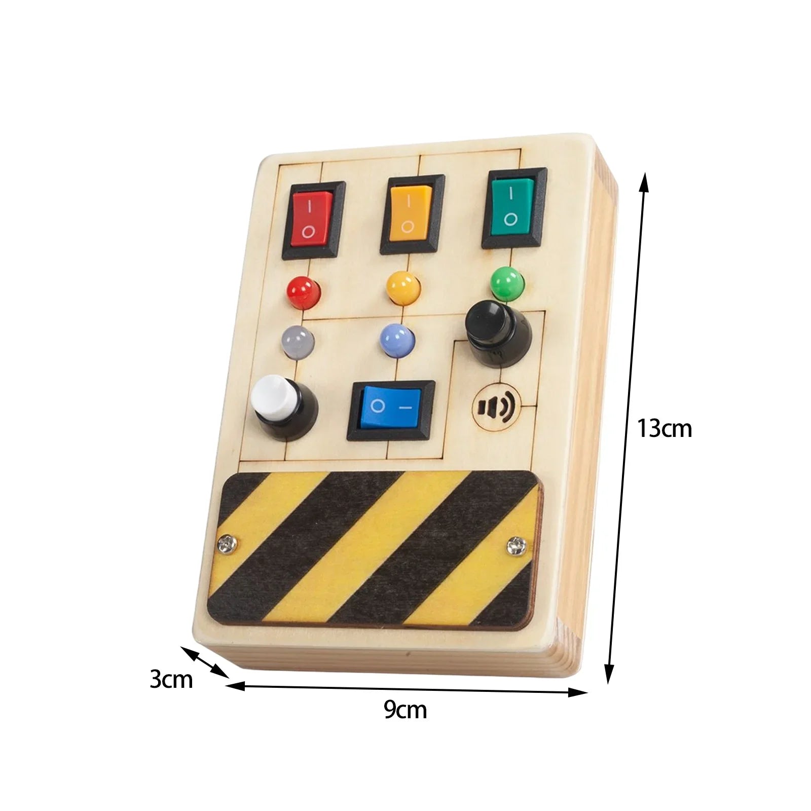 LED Light Switch Busy Board – Educational Toy for Toddlers