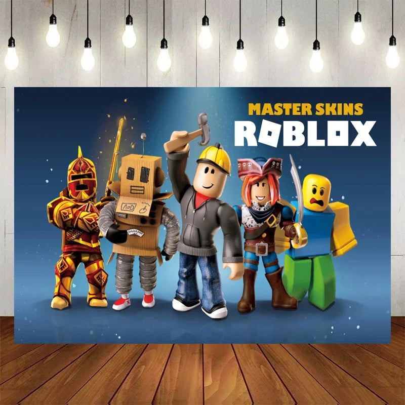 Roblox Birthday Party Decor Set
