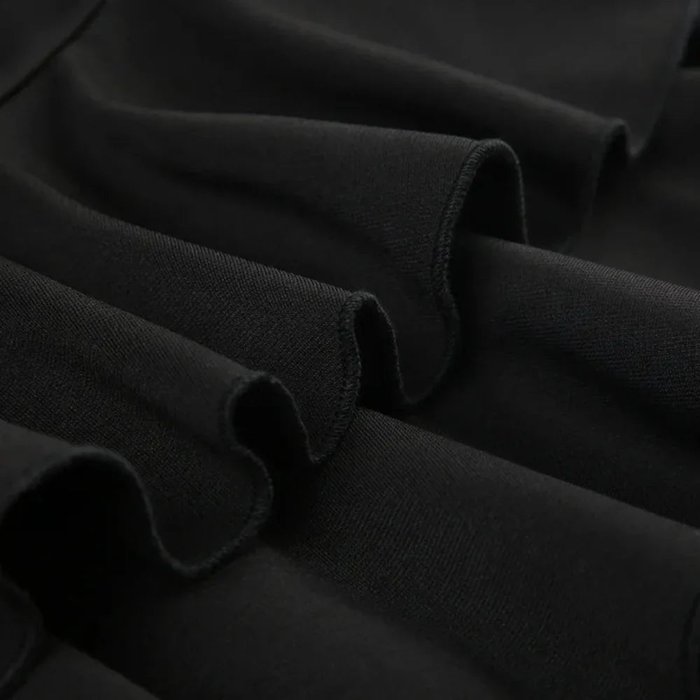 Goth Theme Lace Trim Mini Skirt