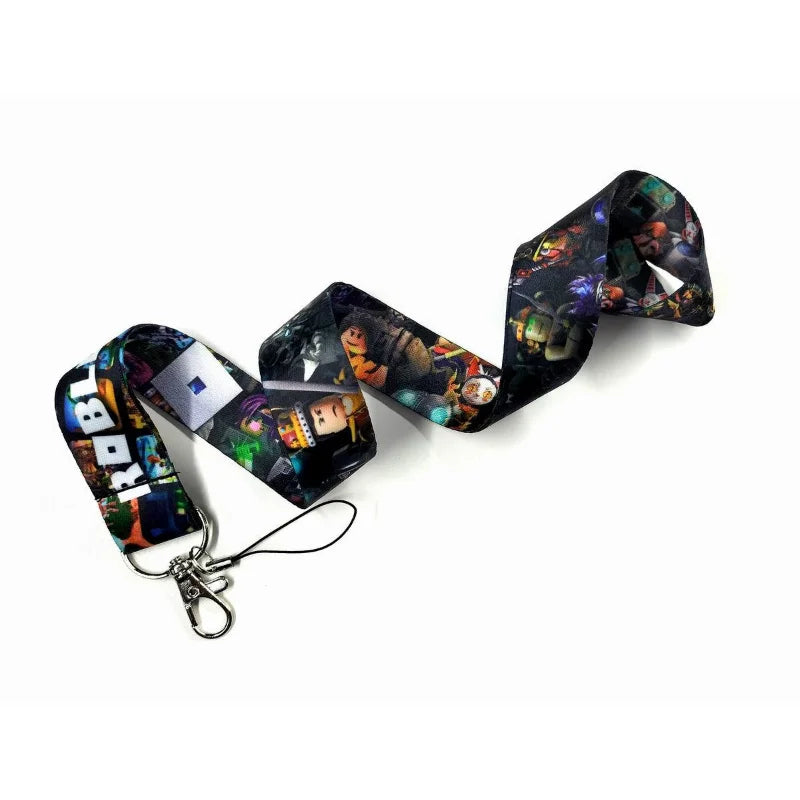 Roblox-themed long lanyard