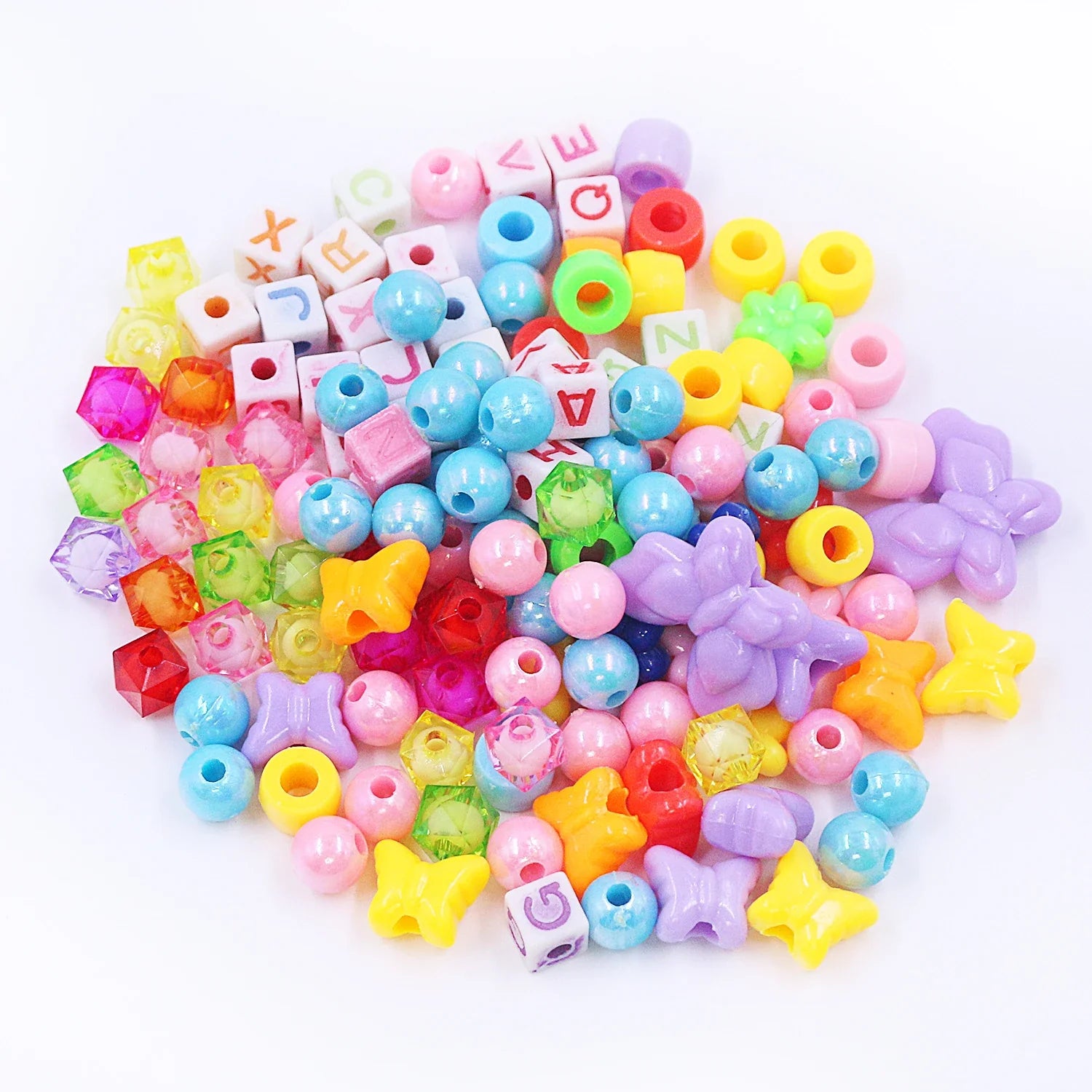 Kids DIY Bead Jewelry Making Kit – Creative Craft Set for Girls