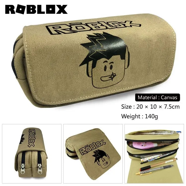 Roblox Anime Game Canvas Pencil Case