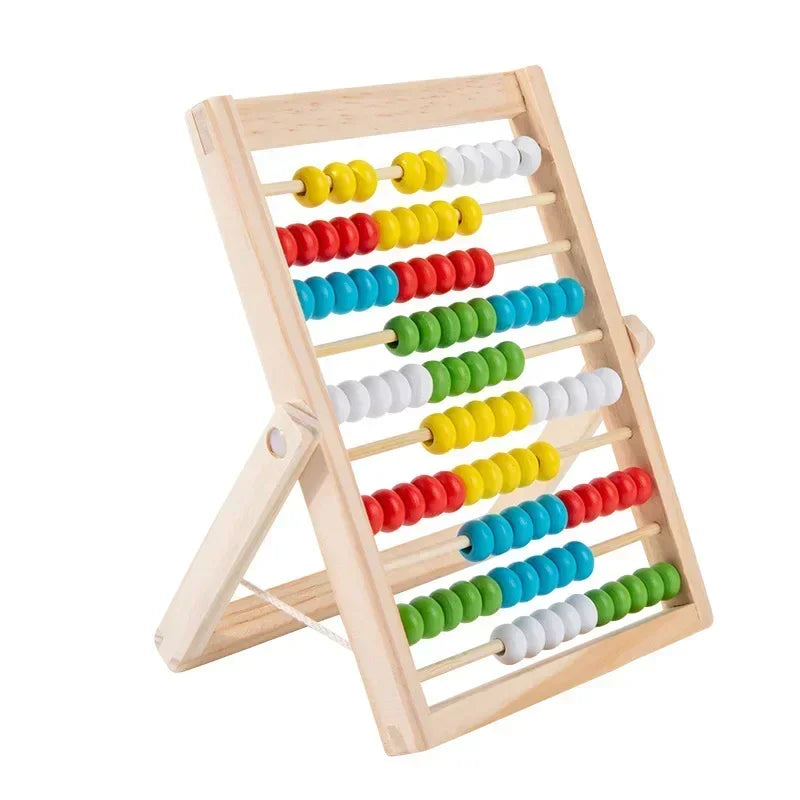 Wooden Counting Abacus – Math Learning Toy for Toddlers