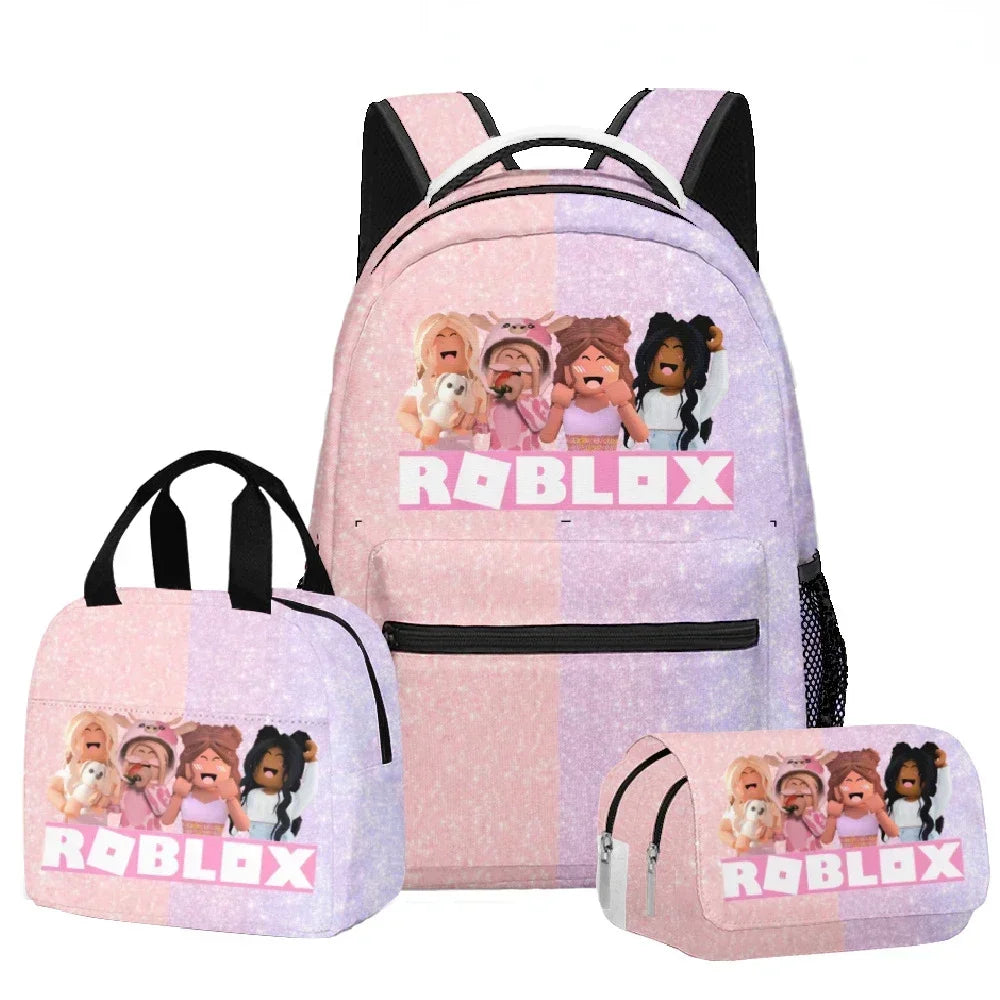 Roblox Virtual World School Backpack Set