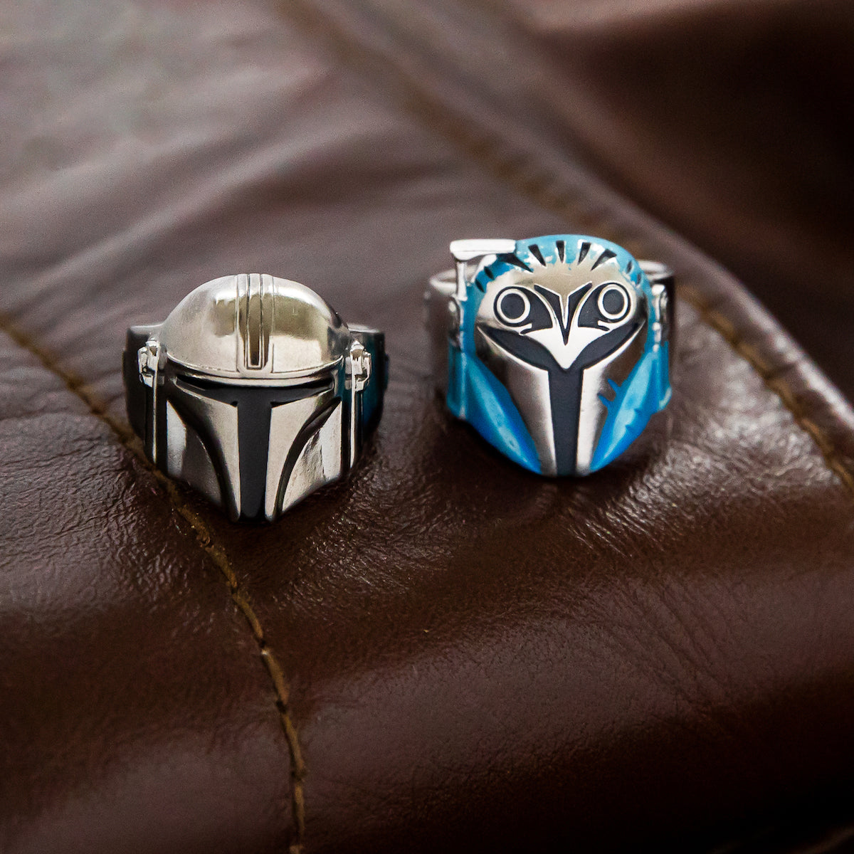 Star Wars X RockLove The Mandalorian Helmet Ring