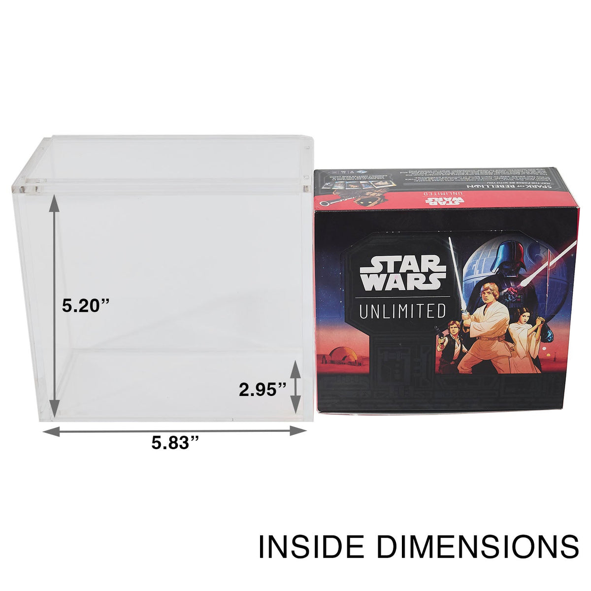 Star Wars Unlimited Booster Box Acrylic Display Case