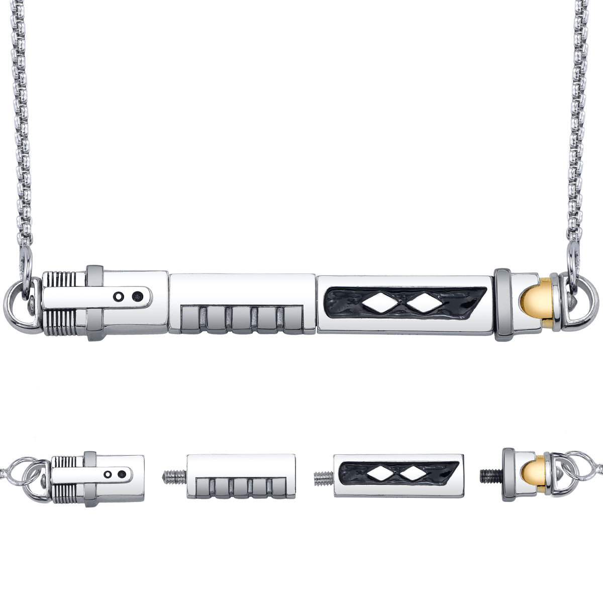 Star Wars X RockLove LIGHTSABER WORKSHOP Ahsoka Tano Lightsaber Necklace