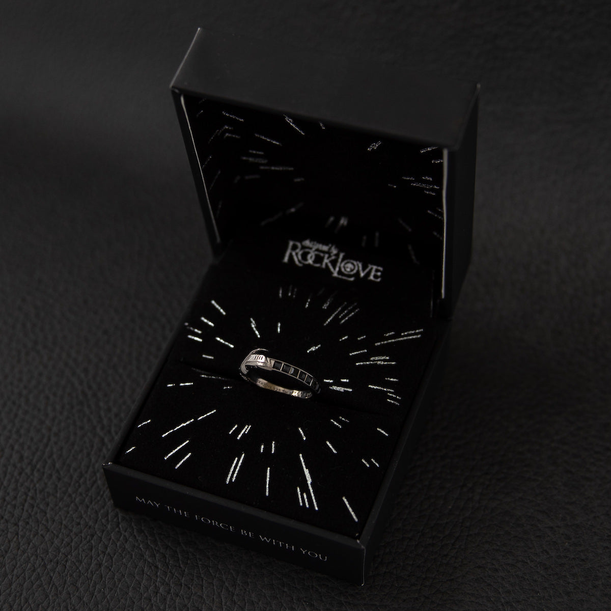 Star Wars X RockLove Darksaber Crystal Lightsaber Ring