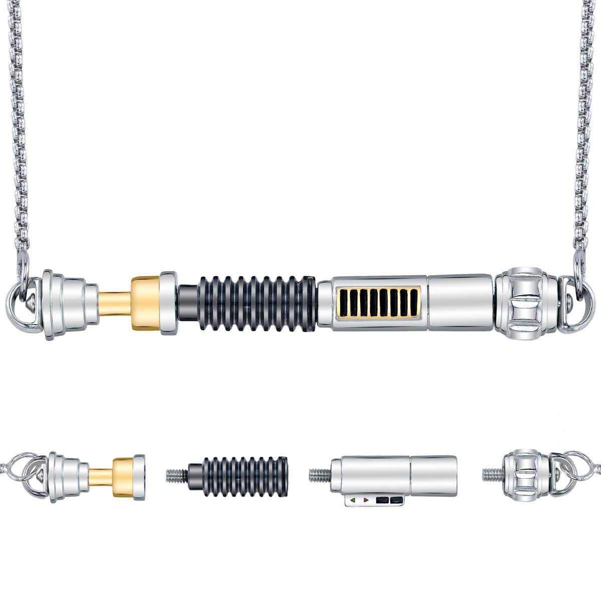 Star Wars X RockLove LIGHTSABER WORKSHOP Luke Skywalker Lightsaber Necklace