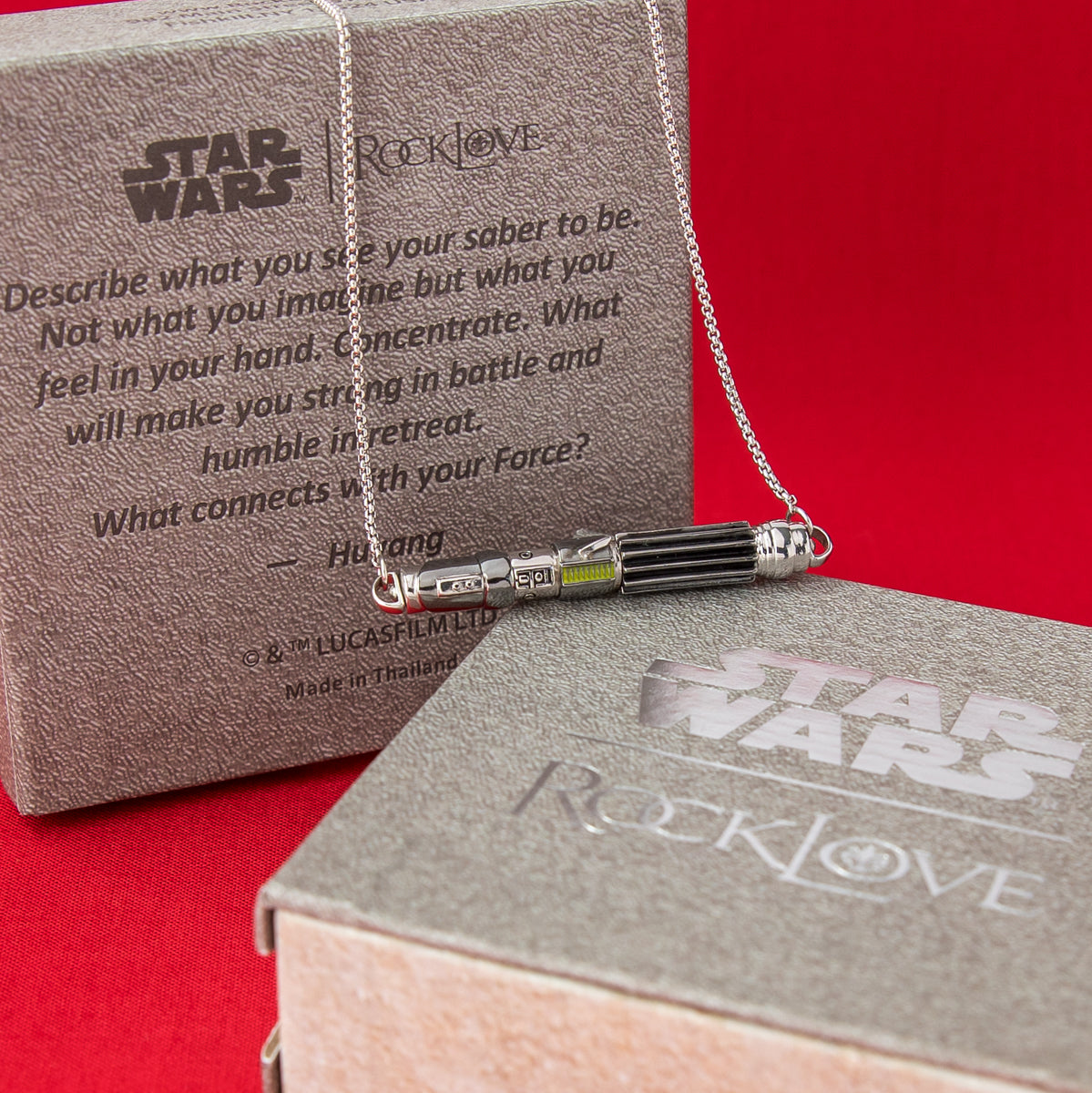 Star Wars X RockLove LIGHTSABER WORKSHOP Darth Vader Lightsaber Necklace