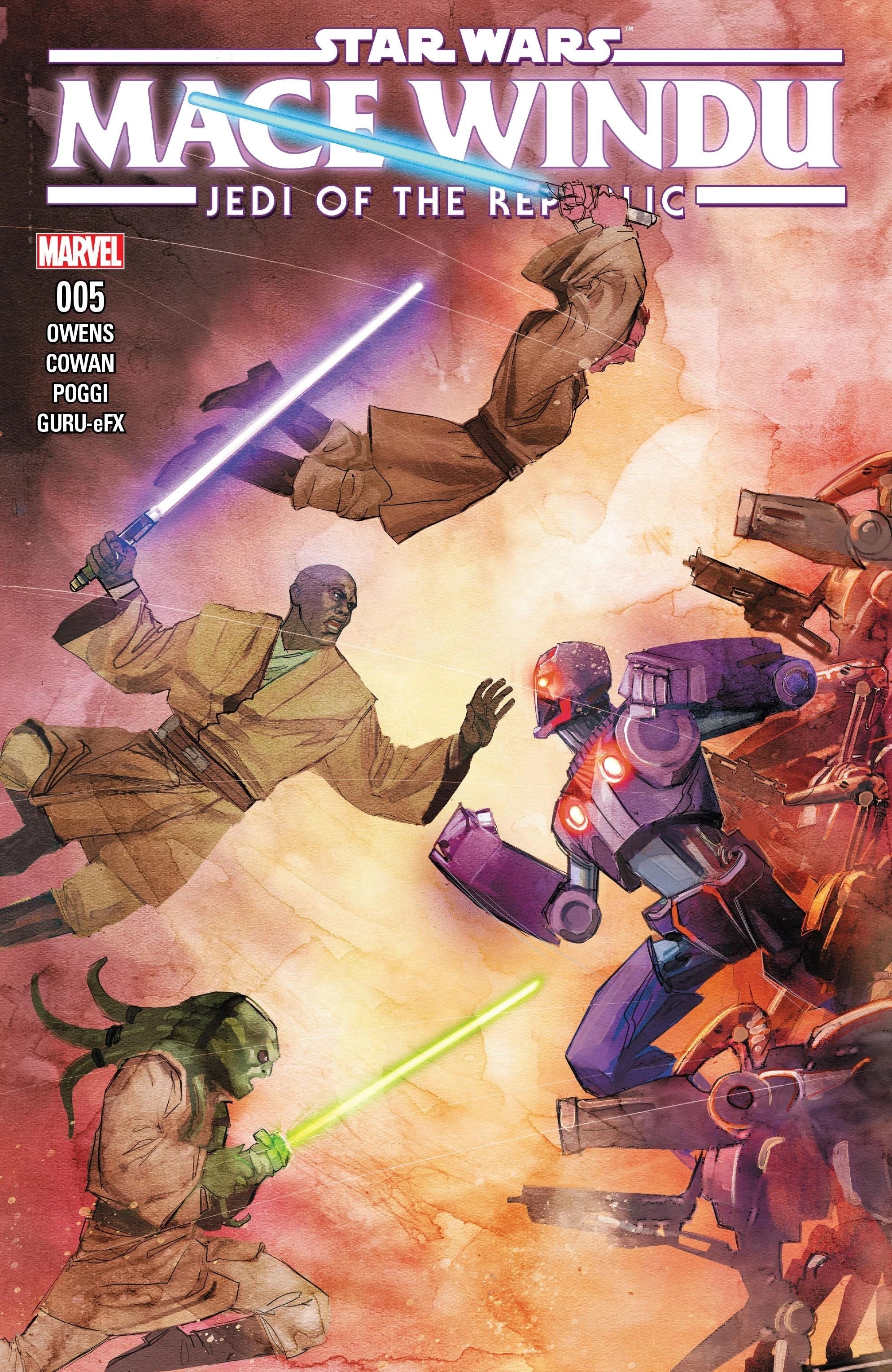 Star Wars Jedi Republic Mace Windu #5 A (Of 5) Marvel 2017 Jesus Saiz Matt Owens 1st Ahsoka Tano