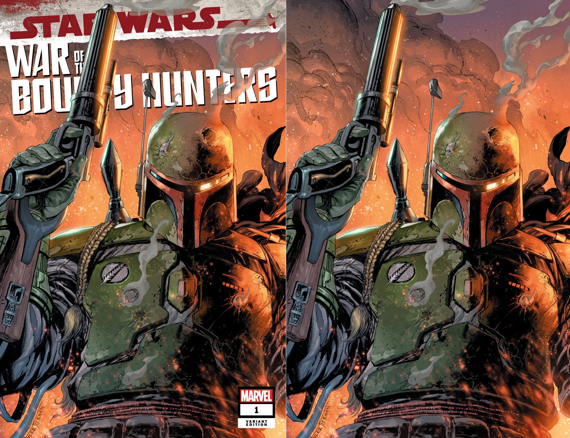 Star Wars War Bounty Hunters #1 (Of 5) Tyler Kirkham Boba Fett Variant (06/09/2021) Marvel