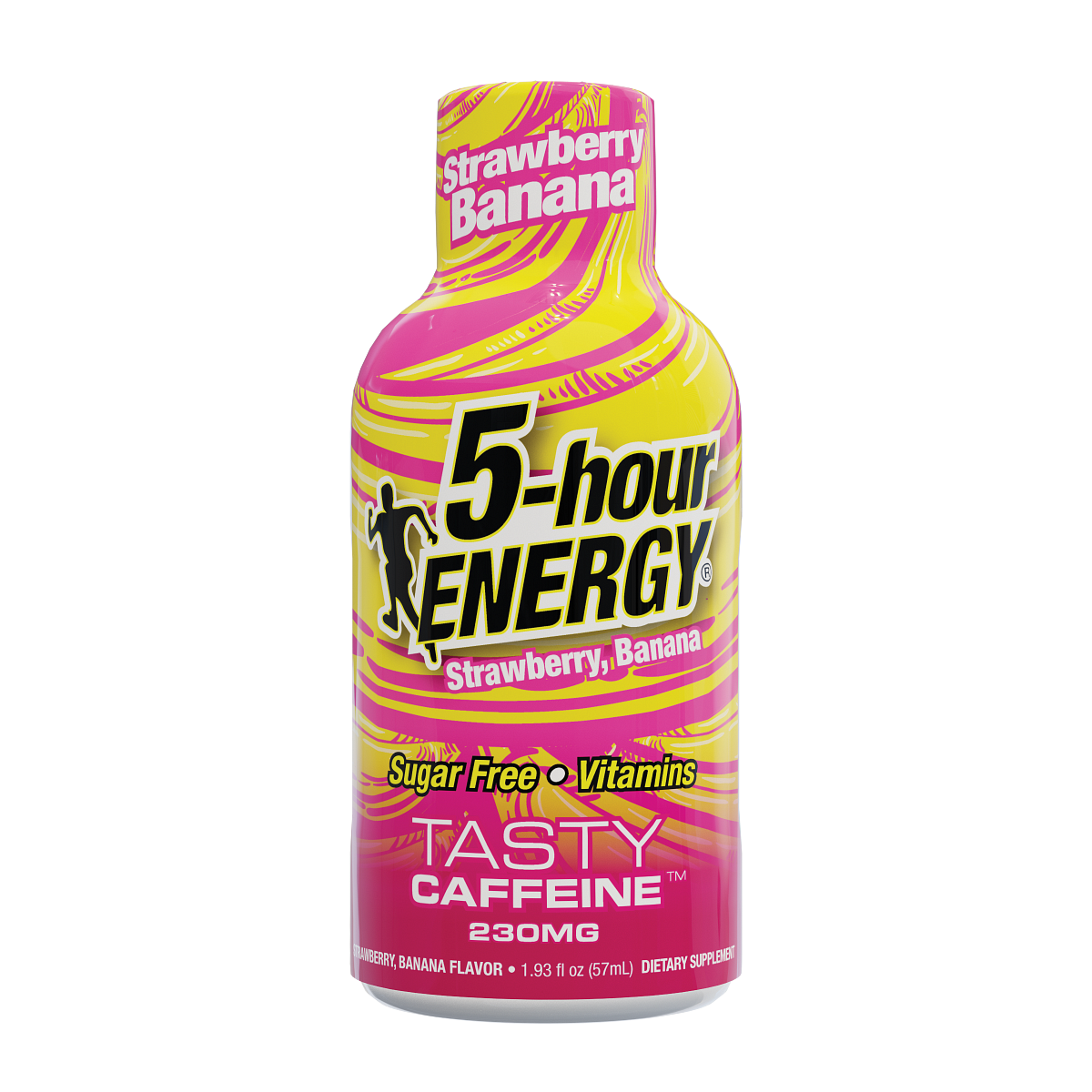 24 Pack 5-hour ENERGY Extra Strength Shots, Strawberry Banana Flavor Flavor, 1.93 Fl Oz
