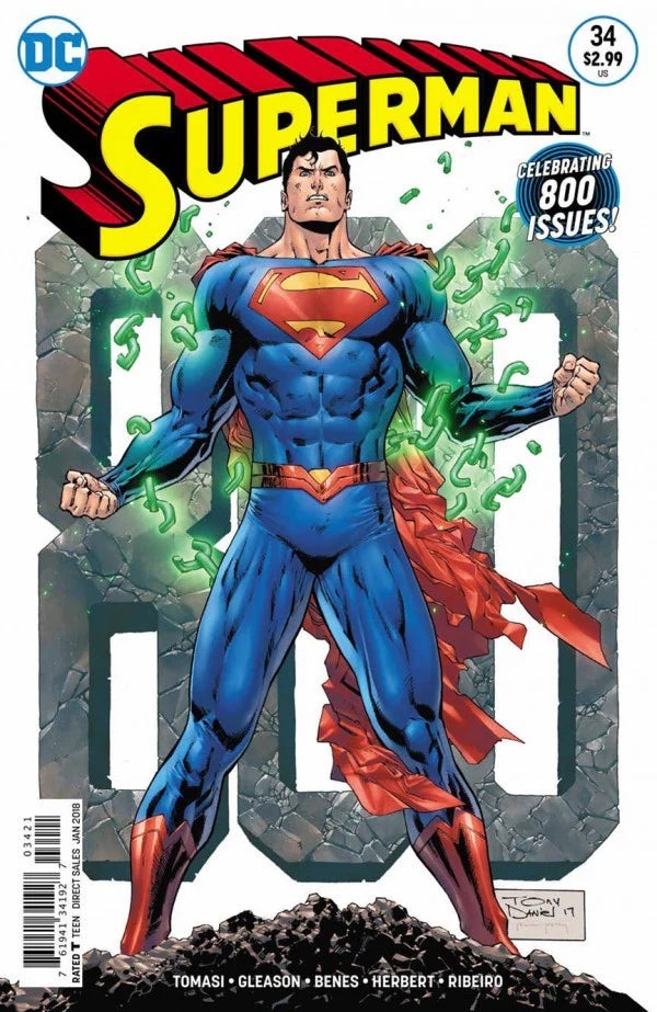 SUPERMAN #34 ISSUE 800 TONY DANIEL VAR (11/01/2017)