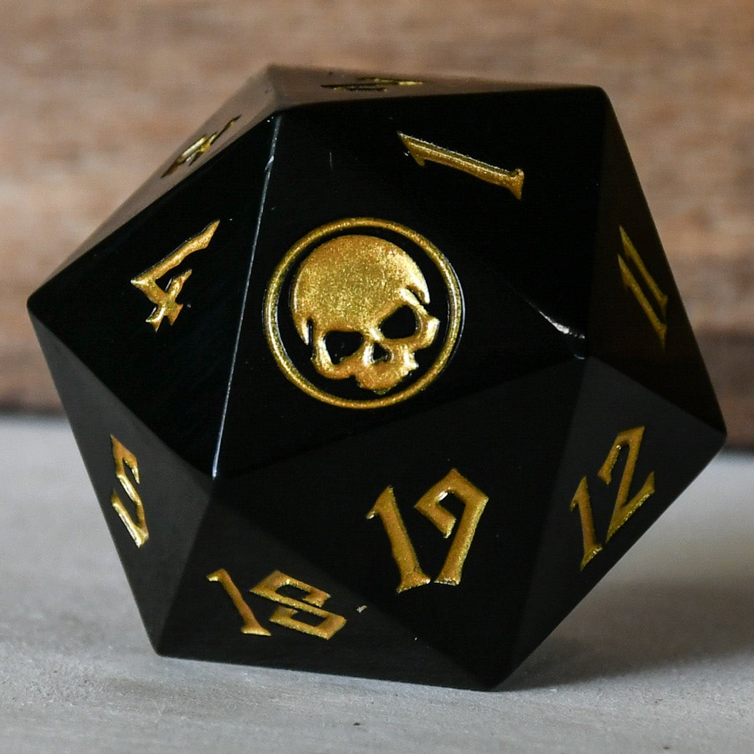 Swamp Mana Spindown Metal D20