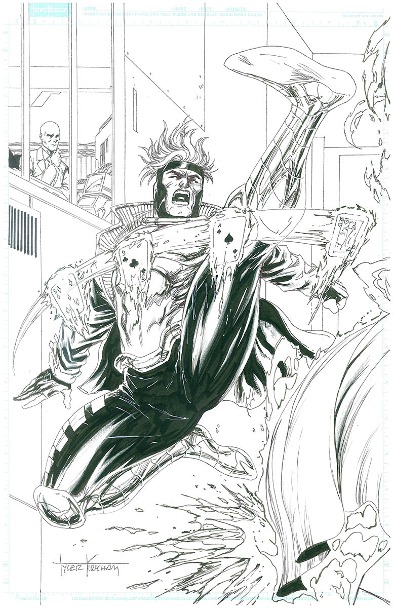 DANGER ROOM Connecting Covers by Tyler Kirkham [ORIGINAL ART] [9 PIECES OF ART]