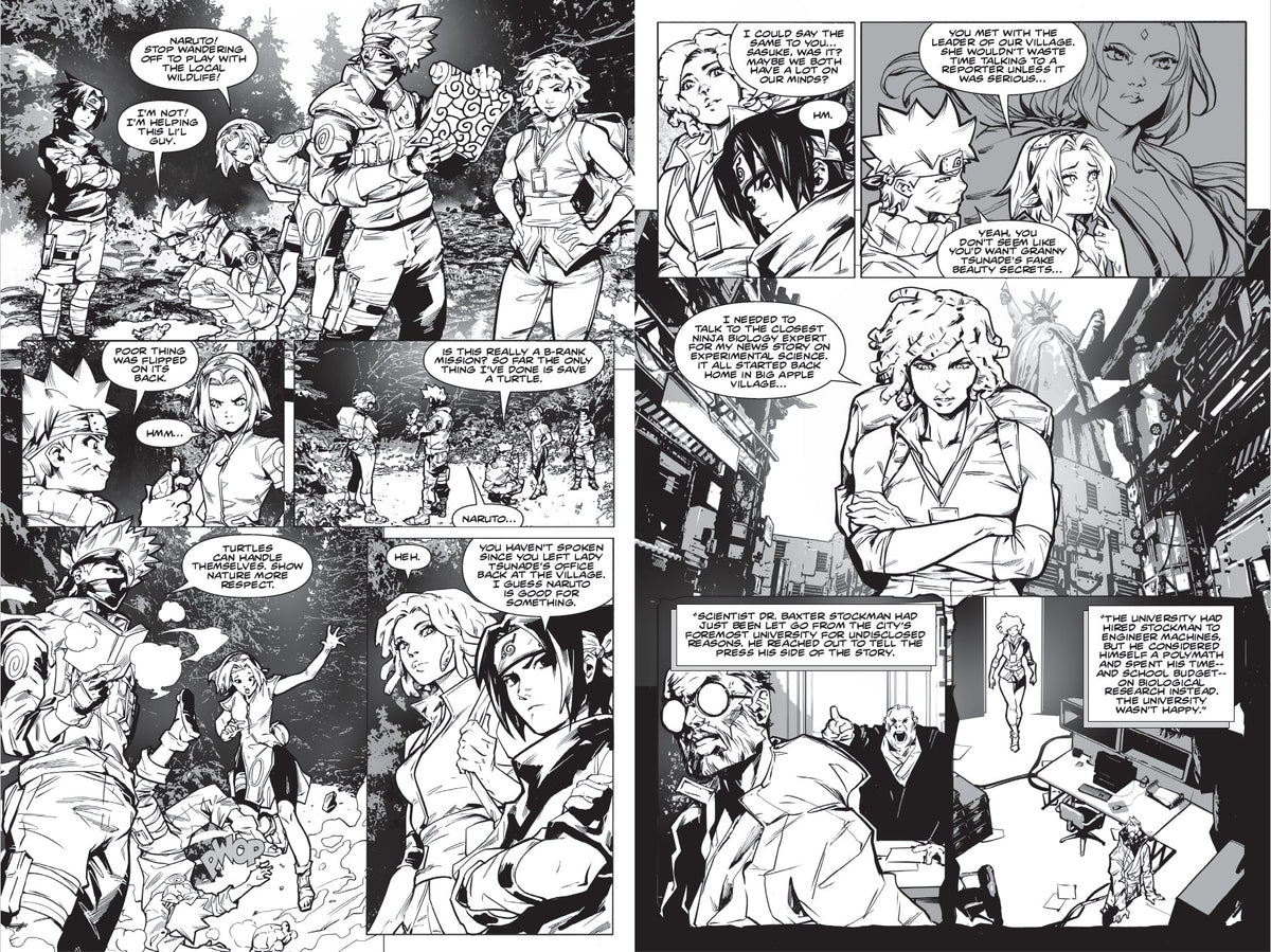 Naruto x Teenage Mutant Ninja Turtles--Manga Style Edition