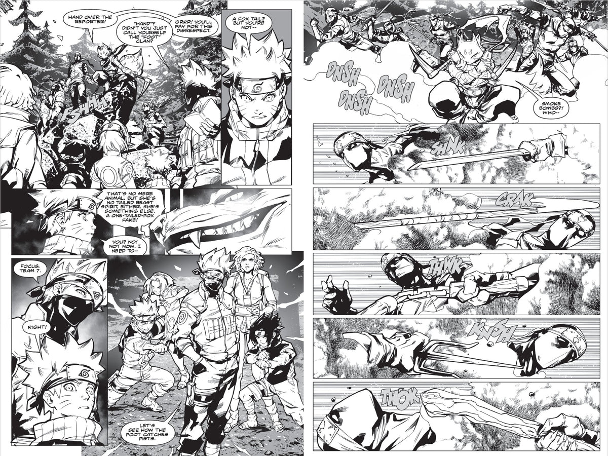 Naruto x Teenage Mutant Ninja Turtles--Manga Style Edition