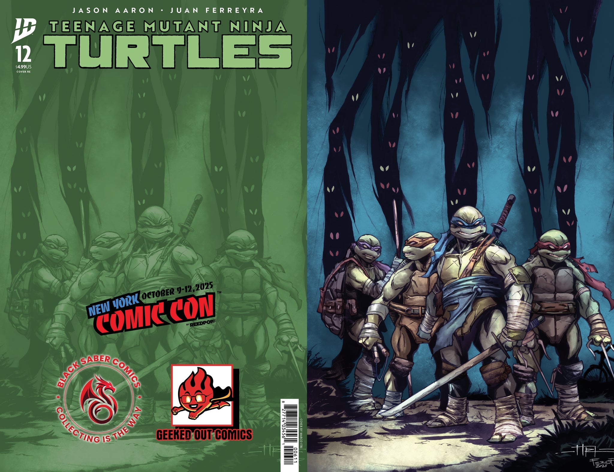 Teenage Mutant Ninja Turtles: #12 NYCC 2025 Exclusive Virgin Marco Itri