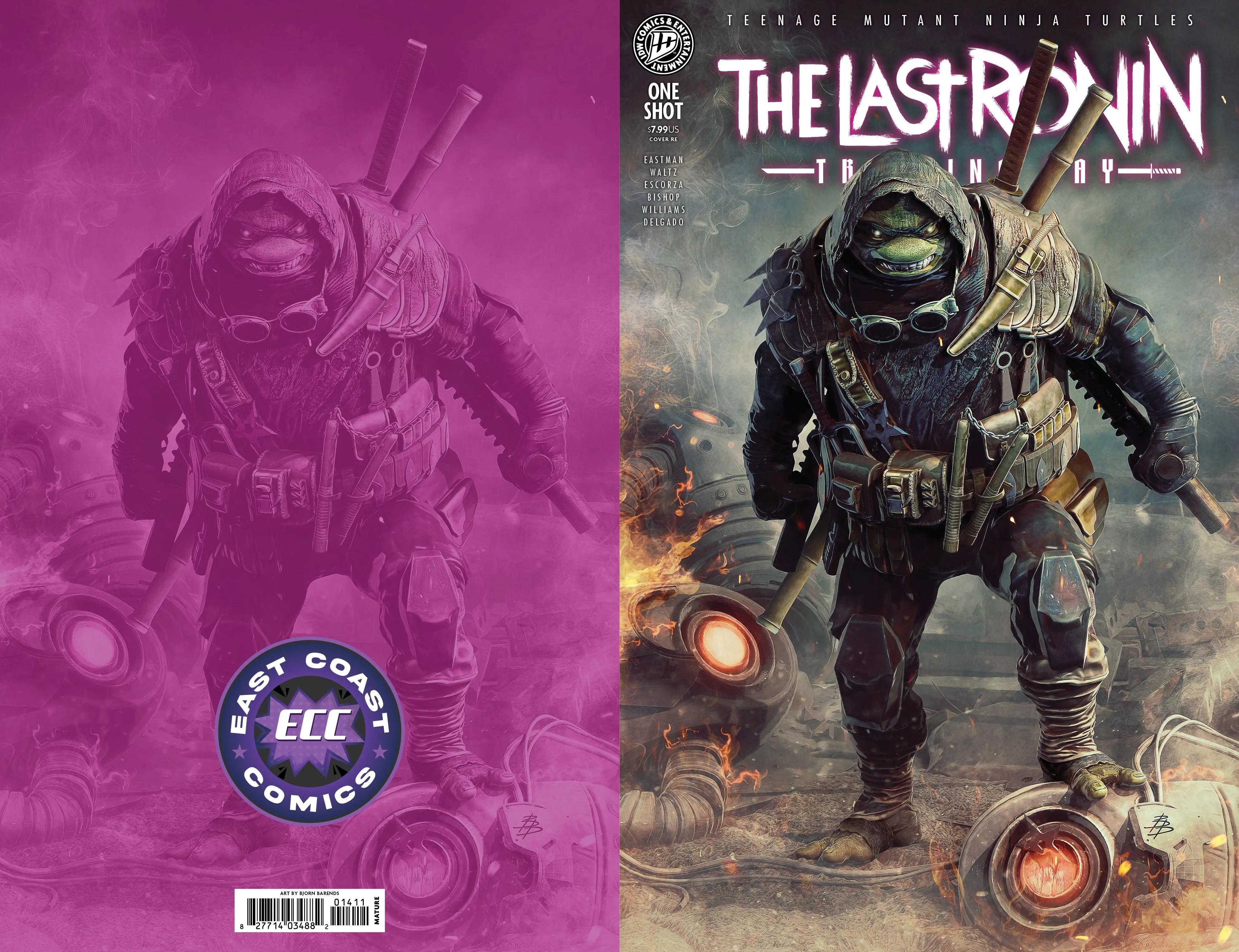 Teenage Mutant Ninja Turtles: The Last Ronin-Training Day - ECC Bjorn Barends Trade Variant