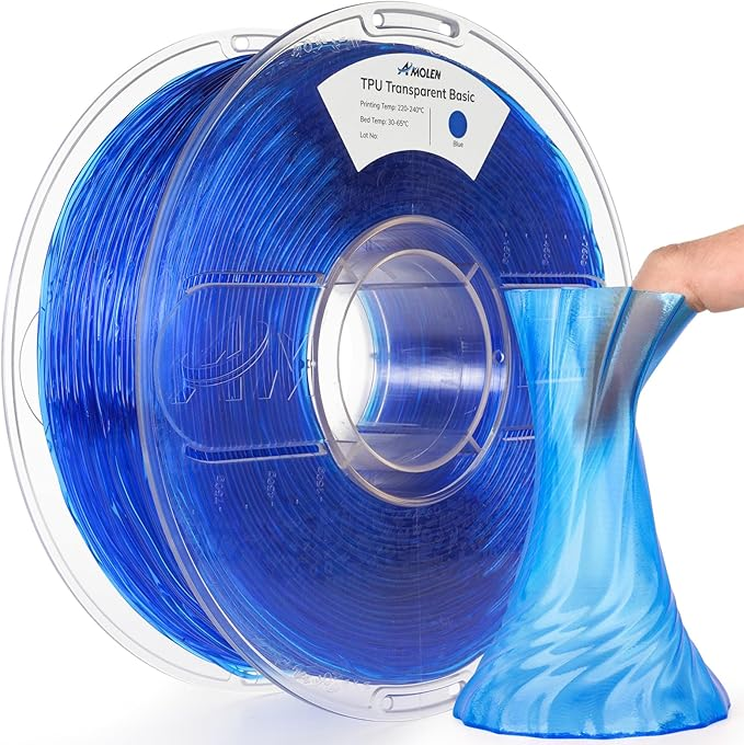 TPU Transparent 1.75mm, 1KG/2.2LB