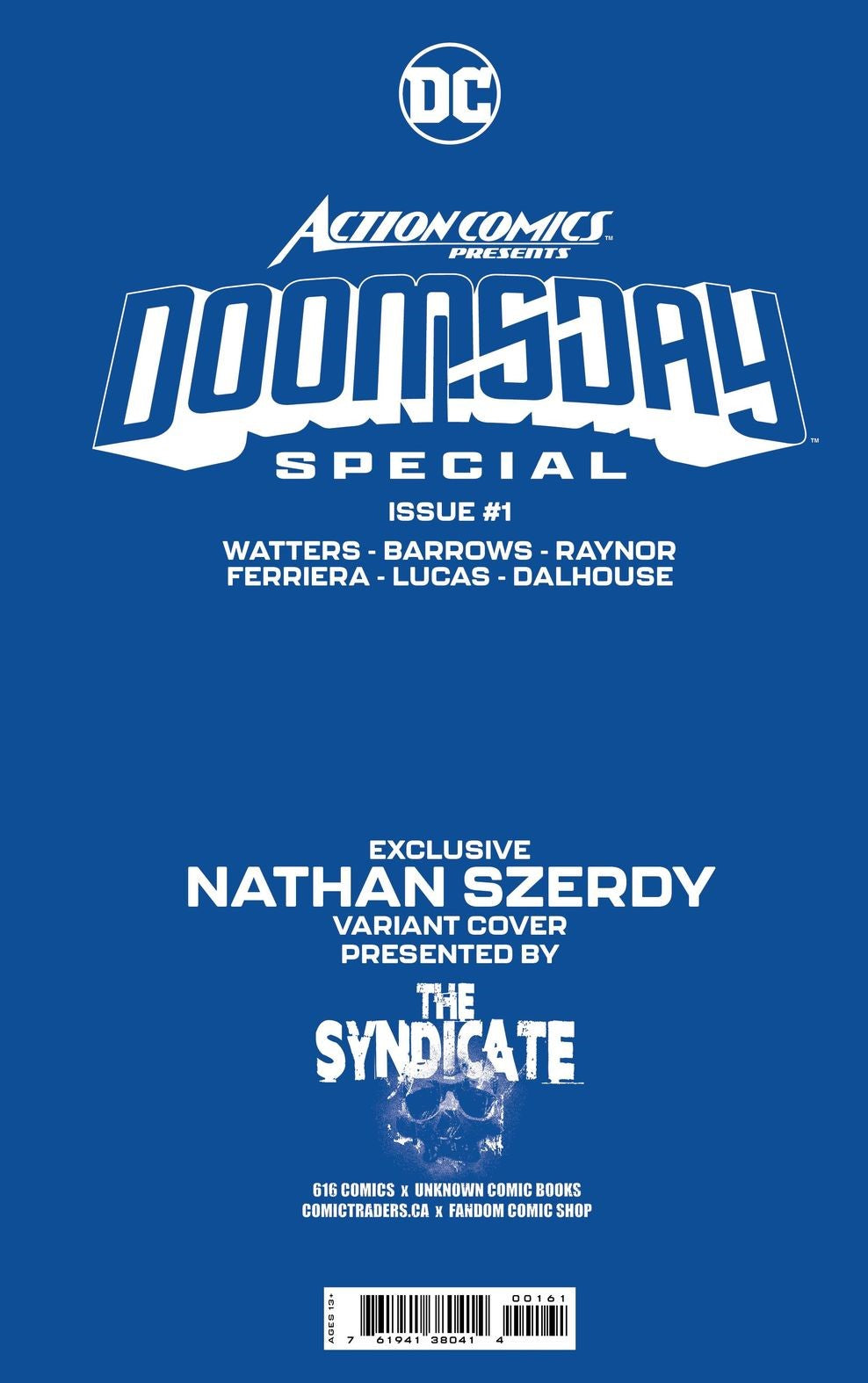 ACTION COMICS PRESENTS DOOMSDAY SPECIAL #1 (ONE SHOT) NATHAN SZERDY (616) EXCLUSIVE VAR (09/13/2023)