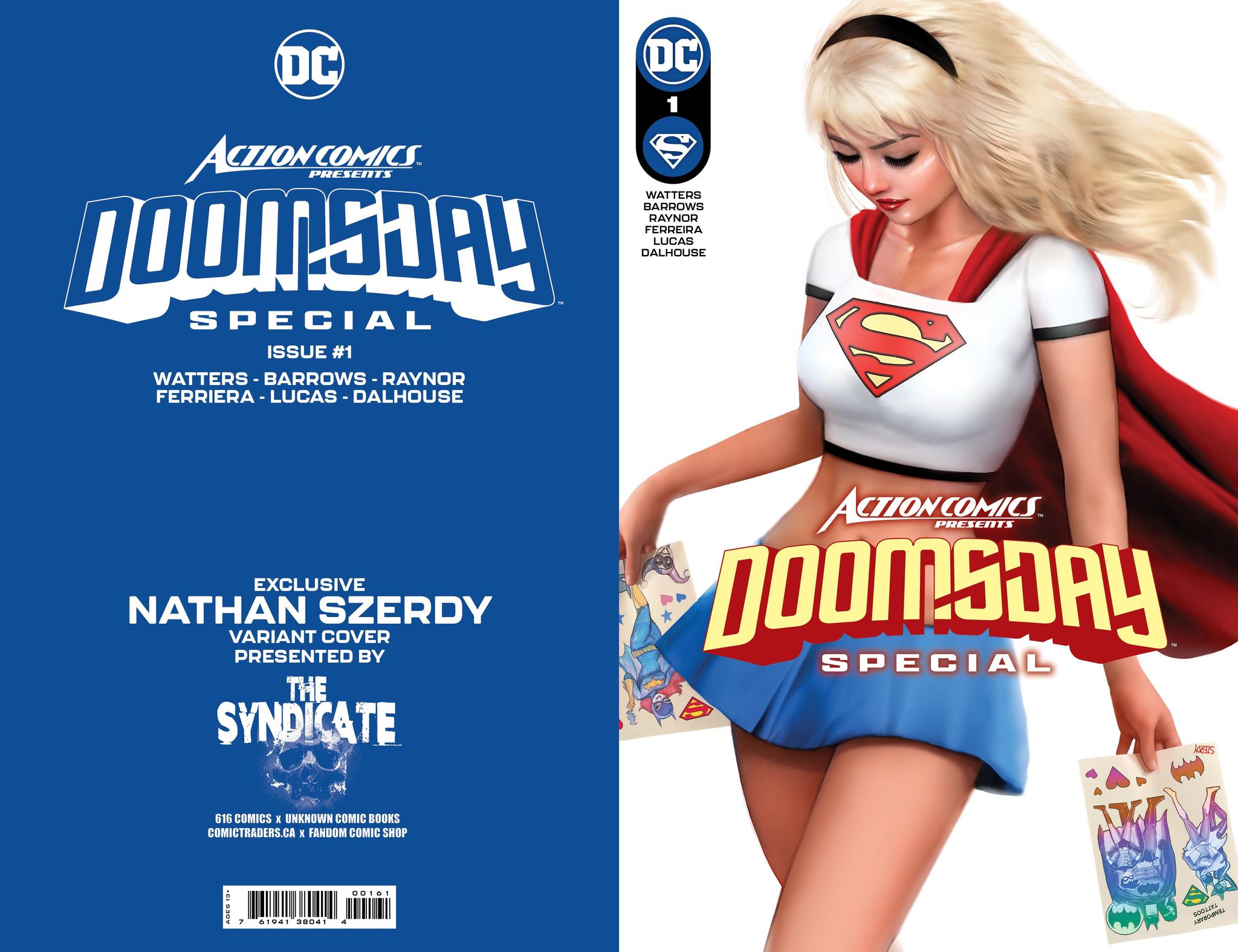 SIGNED W/ COA ACTION COMICS PRESENTS DOOMSDAY SPECIAL #1 (ONE SHOT) NATHAN SZERDY (616) EXCLUSIVE VAR (10/11/2023)