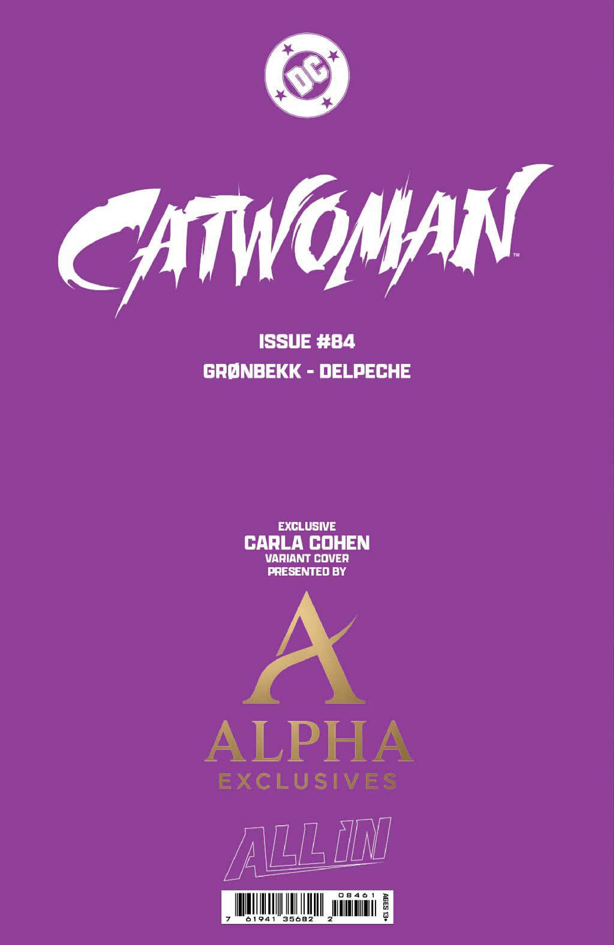 [2 PACK] CATWOMAN #84 CARLA COHEN EXCLUSIVE VAR (02/18/2026)