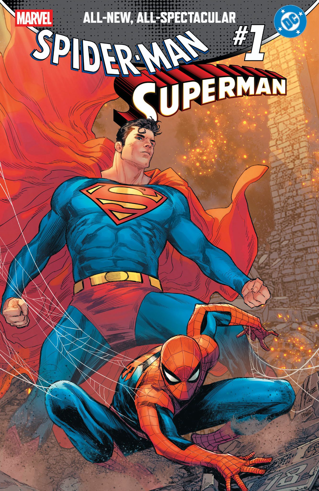 [2 PACK] SUPERMAN/SPIDER-MAN #1 MARCO CHECCETTO VAR (03/25/2026)