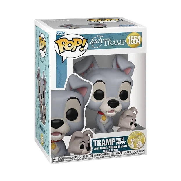 POP TELEVISION DISNEY LADY AND TRAMP - TRAMP WITH PUPPY FIG [in stock]