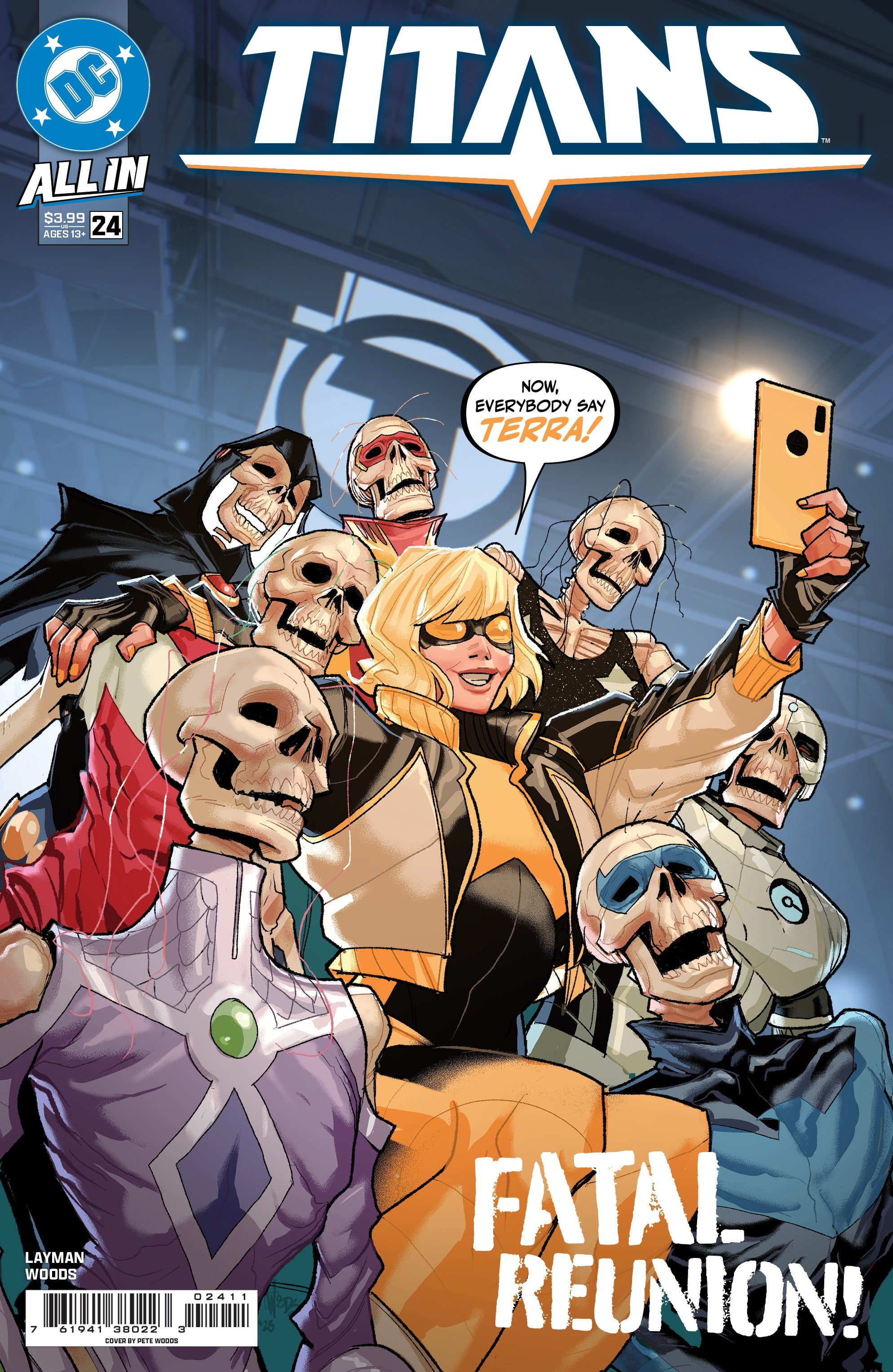 Titans #24 A Pete Woods John Layman (06/18/2025) Dc