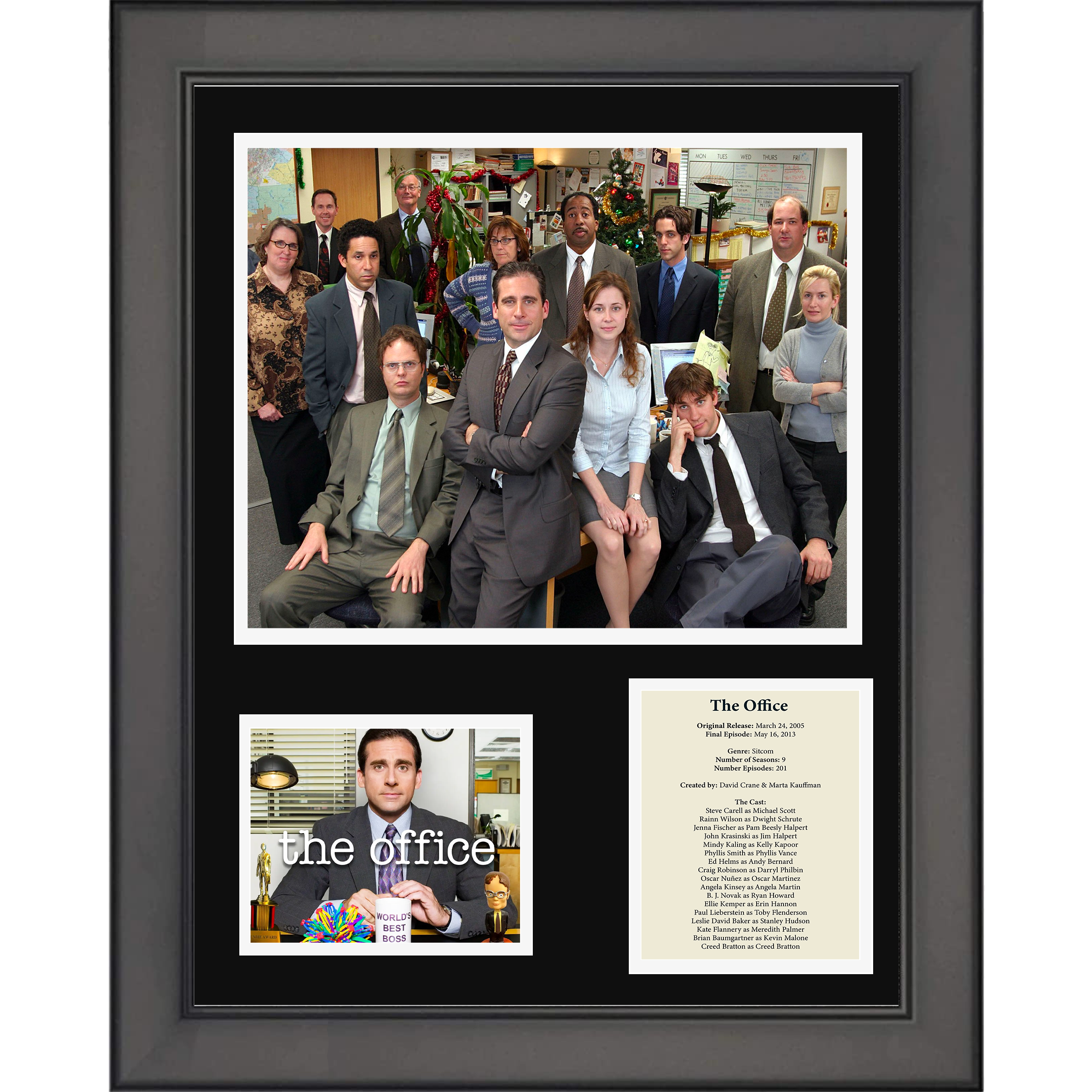 Framed The Office TV Show 11"x14" Three Photo Collage